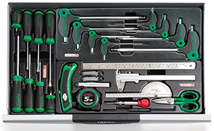 Tủ dụng cụ đồ nghề 7 ngăn 229pcs TOPTUL GCAJ0037