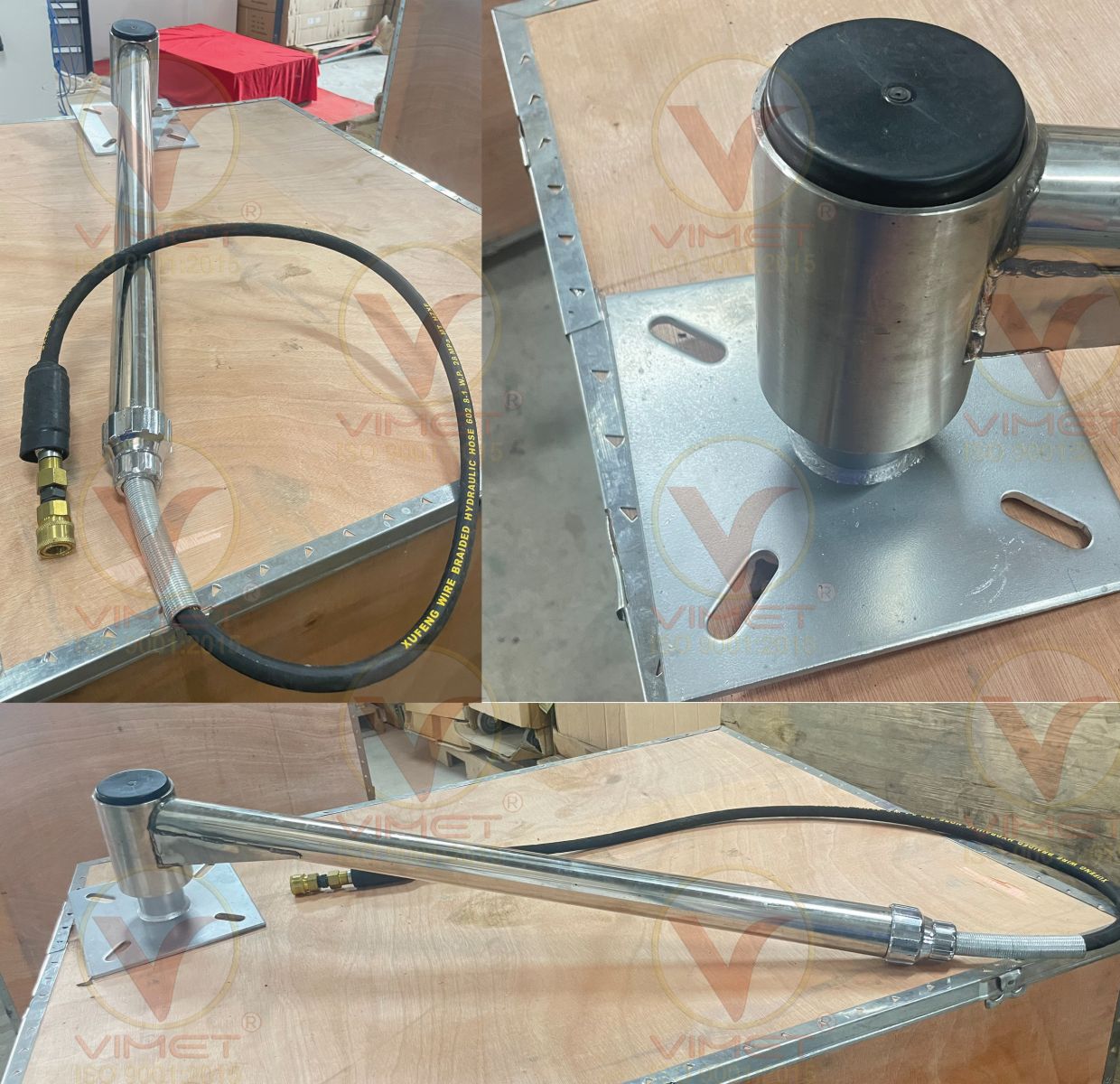 Tay quay 360° rửa xe inox 304 HIDI TQW21003